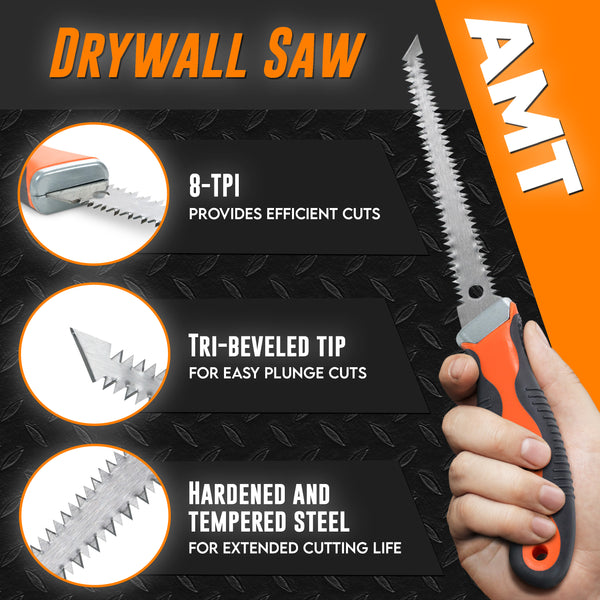 Double Sided Drywall Saw – 6" Drywall Jab Saw with Ergonomic Grip