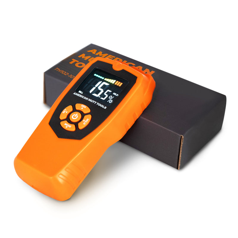 Pinless Moisture Meter | Non-Destructive Wood Moisture Meter for Walls, Drywall, Wood and Masonry