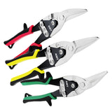 American Mutt Tools Professional 10 Inch Compound Action Aviation Tin Snips - 3pc Set - American Mutt Tools