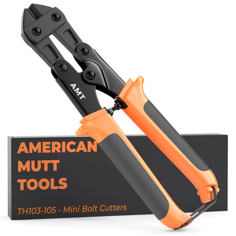 8" Mini Bolt Cutters | Small Bolt Cutters for Nails, Screws, Wire and More